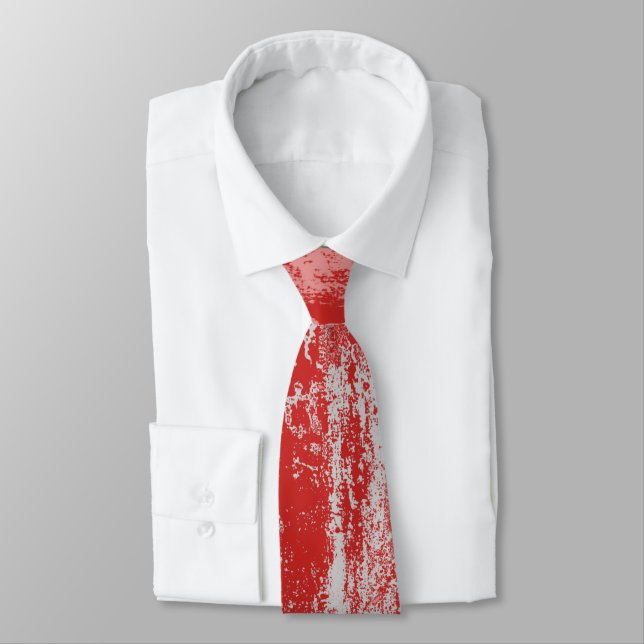 Red Decay Tie (Tied)