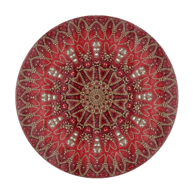 Red Decorative Cutting Board (Front)