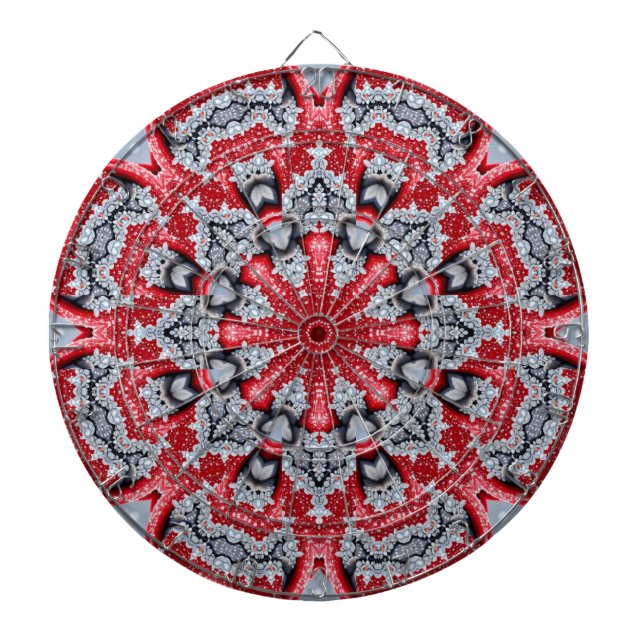 Red Decorative Dartboard (Front)