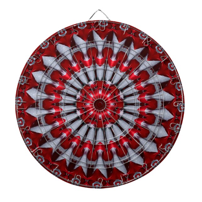 Red Decorative Dartboard (Front)