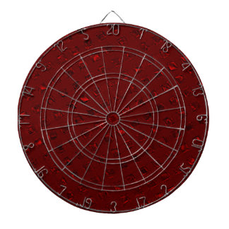 Red Decorative Dartboard