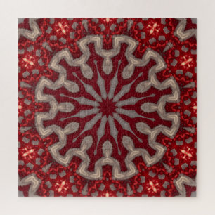 Red Decorative Jigsaw Puzzle