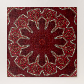 Red Decorative Jigsaw Puzzle