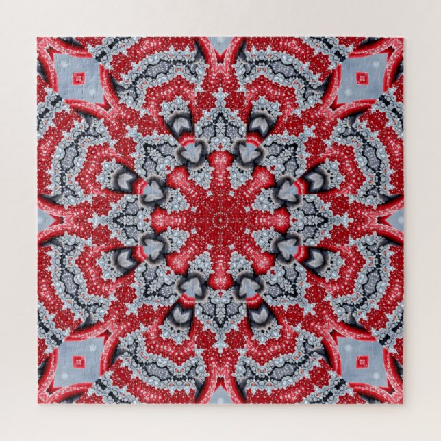 Red Decorative Jigsaw Puzzle (Vertical)