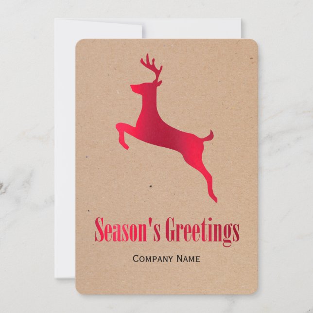 Red Deer Corporate Christmas Card (Front)