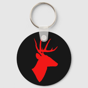 Red Deer Keychain