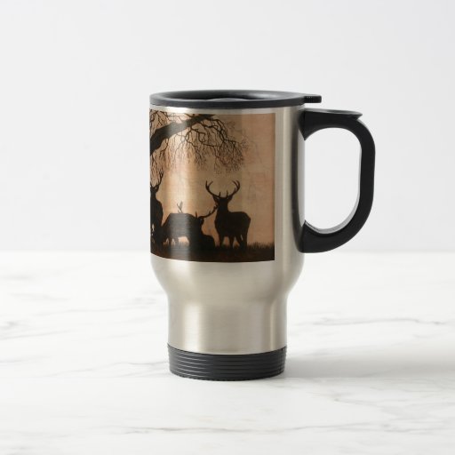 Image of Red Deer Stags Travel Mug