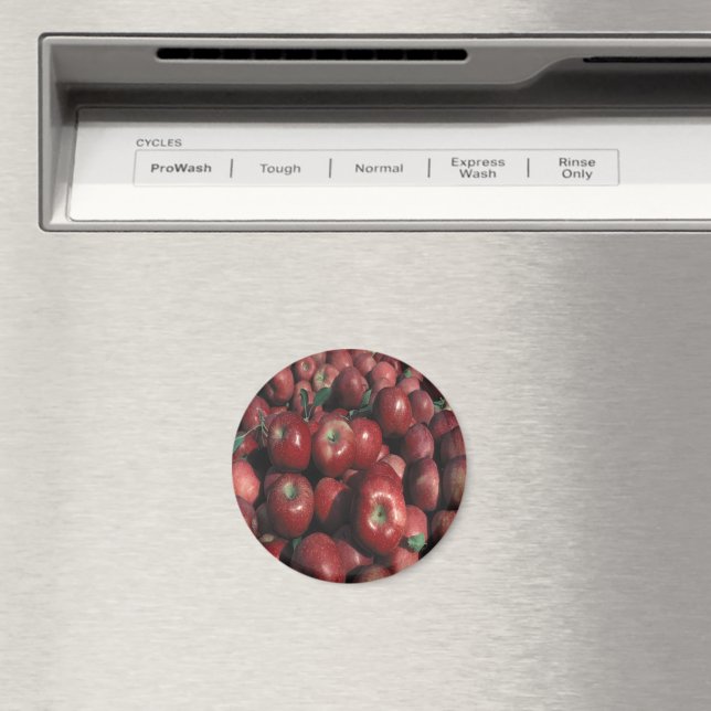 Red Delicious Apple Crop Magnet (In Situ (Dishwasher))