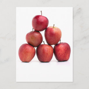 Red Delicious Apples Pyramid Postcard