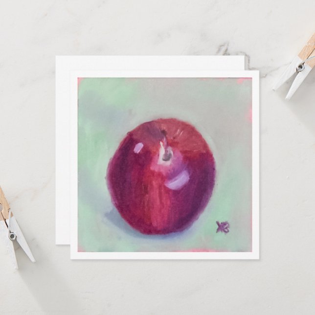 Red Delicious Card (Front/Back In Situ)