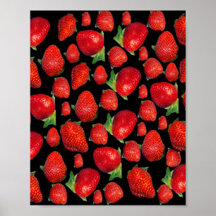 Red Delicious Strawberries, Poster