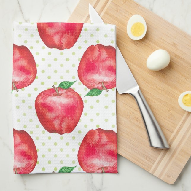 Red Delicious Tea Towel (Quarter Fold)