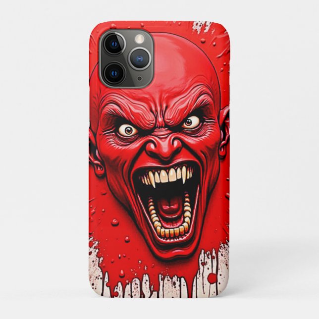 Red Demon Fury Art Case-Mate iPhone Case (Back)