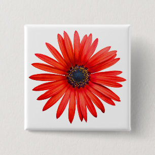 Red Devil 15 Cm Square Badge