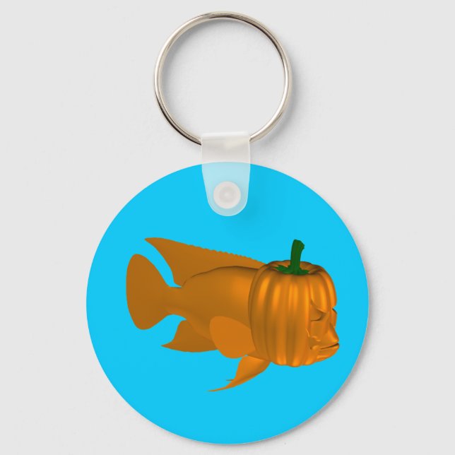 Red Devil Cichlid Key Ring (Front)