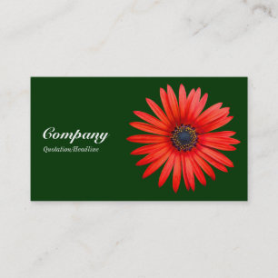 Red Devil - Dark Green Business Card