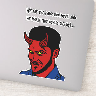 Red Devil Demon Man Lucifer Hell quotes Art