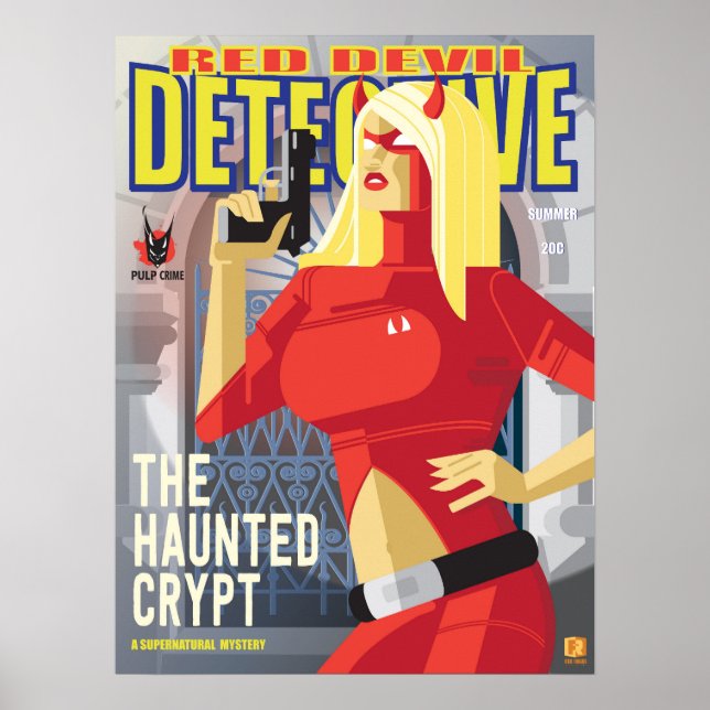 Red Devil Detective poster (Front)