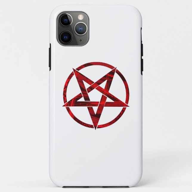 Red Devil Pentagram Case-Mate iPhone Case (Back)