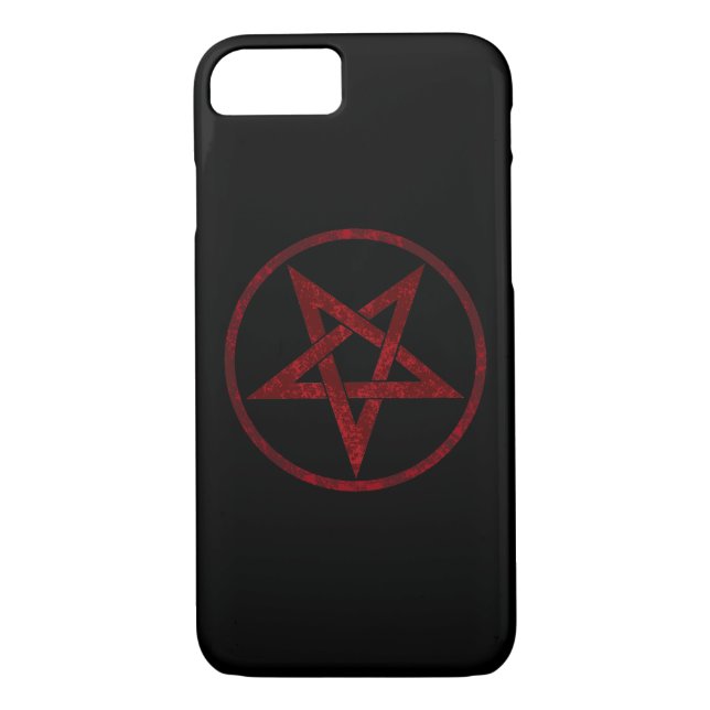 Red Devil Pentagram Case-Mate iPhone Case (Back)