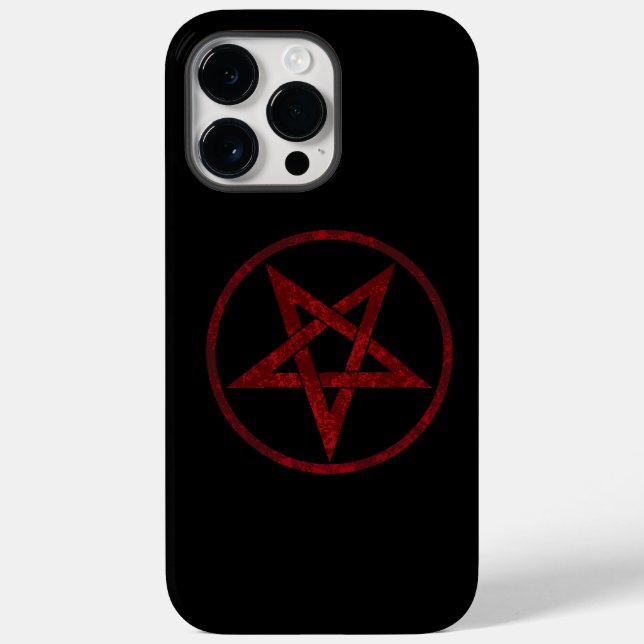 Red Devil Pentagram Case-Mate iPhone Case (Back)