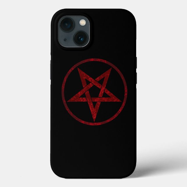 Red Devil Pentagram Case-Mate iPhone Case (Back)