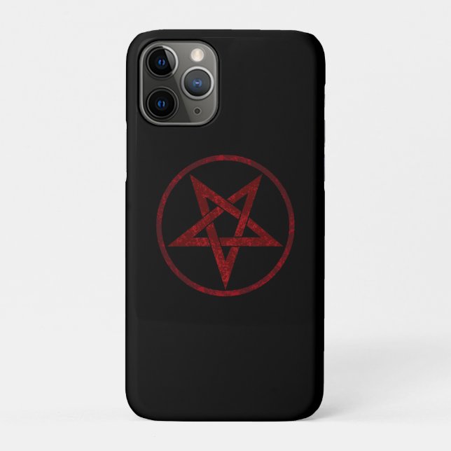 Red Devil Pentagram Case-Mate iPhone Case (Back)