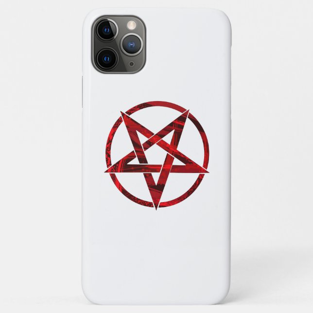 Red Devil Pentagram Case-Mate iPhone Case (Back)