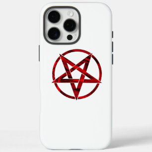 Red Devil Pentagram iPhone 16 Pro Max Case