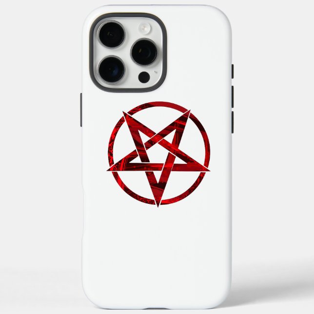 Red Devil Pentagram Case-Mate iPhone Case (Back)