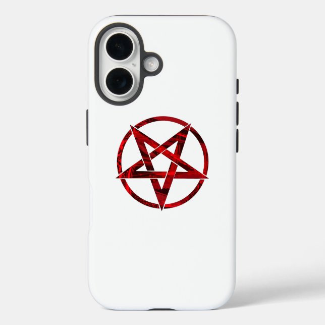Red Devil Pentagram Case-Mate iPhone Case (Back)