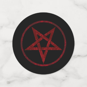 Red Devil Pentagram Confetti