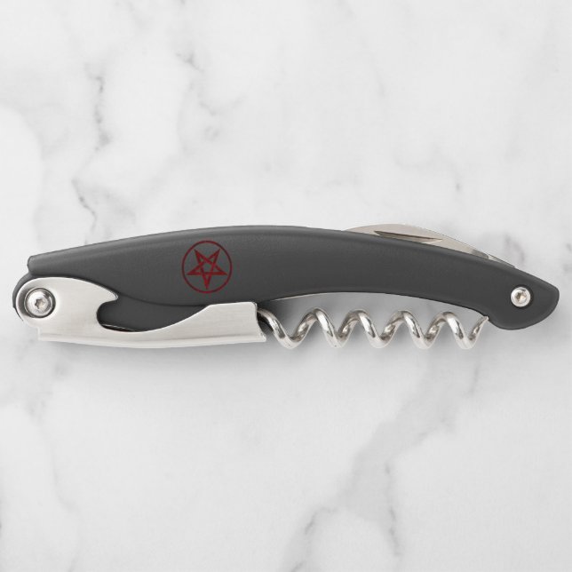 Red Devil Pentagram Corkscrew (Front)