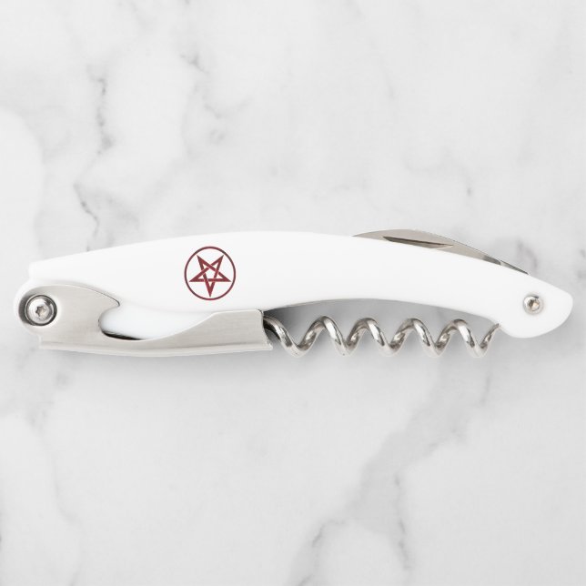 Red Devil Pentagram Corkscrew (Front)
