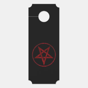 Red Devil Pentagram Door Hanger