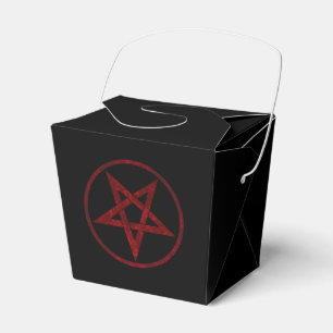 Red Devil Pentagram Favour Box