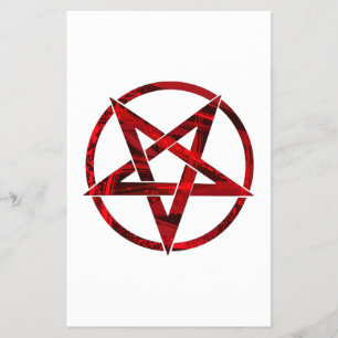 Red Devil Pentagram Flyer