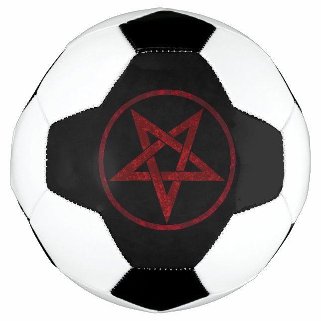 Red Devil Pentagram Football (Front)