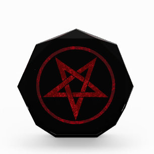 Red Devil Pentagram Photo Block