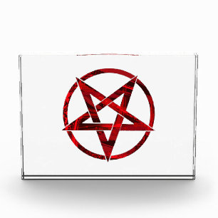 Red Devil Pentagram Photo Block
