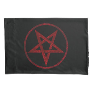 Red Devil Pentagram Pillowcase