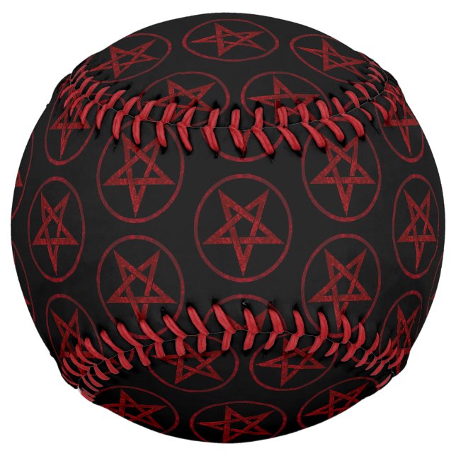 Red Devil Pentagram Softball (Front)