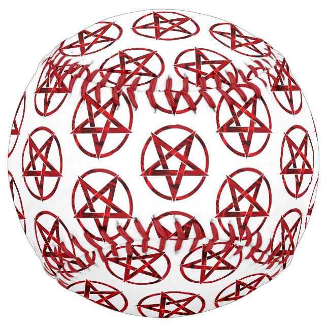 Red Devil Pentagram Softball (Front)
