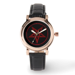 Red Devil Pentagram Watch