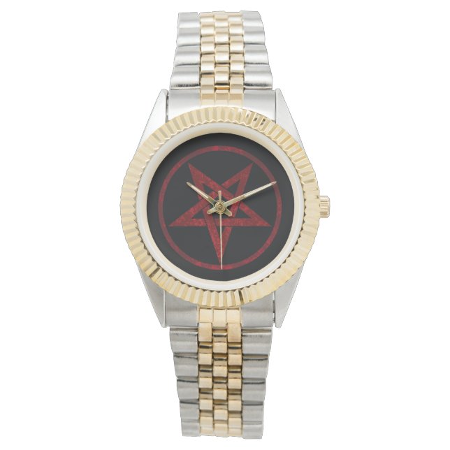 Red Devil Pentagram Watch (Front)