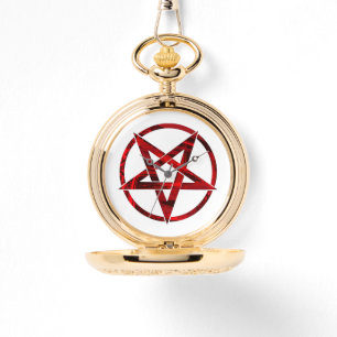 Red Devil Pentagram Watch