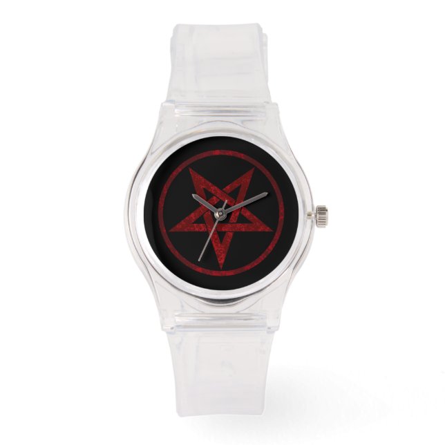 Red Devil Pentagram Watch (Front)