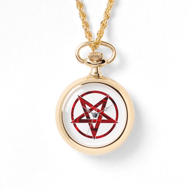 Red Devil Pentagram Watch (Front)