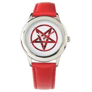 Red Devil Pentagram Watch