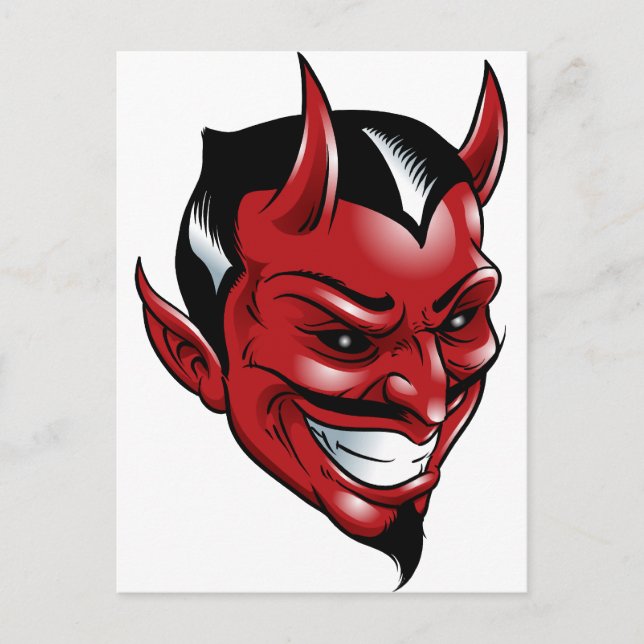 Red Devil Postcard (Front)